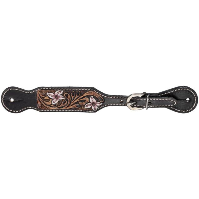 Royal King Stone & Flower Spur Strap - Henderson's Western Store