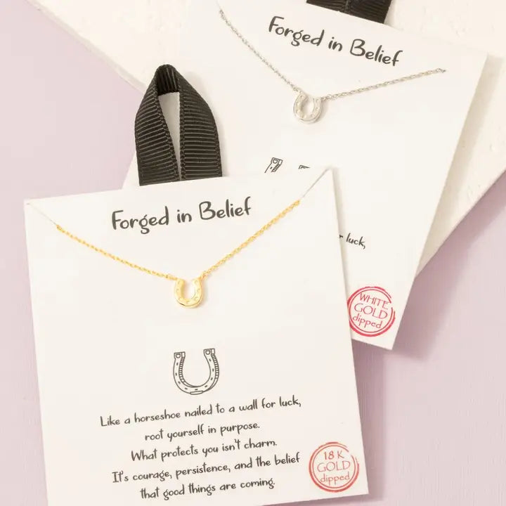 Forged in Belief Pendant Necklace - Henderson's Western Store