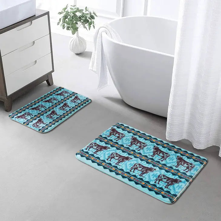 Western Linen Bath Mat - Henderson's Western Store