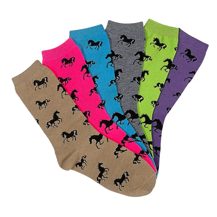 Ladies Horse Socks - Henderson's Western Store