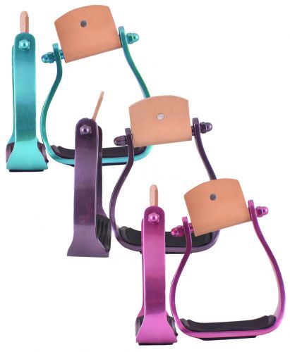 Color Coated Aluminum Stirrup - Henderson's Western Store