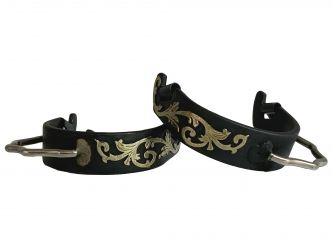 Ladies Size Black Steel Bumper Spurs - Henderson's Western Store