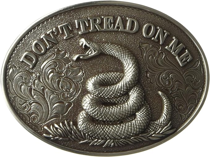 Don't Tread On Me Belt Buckle - Henderson's Western Store