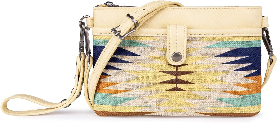 Wrangler Western Cowhide Crossbody Bags for Women Clutch Wristlet Purse - Henderson's Western Store