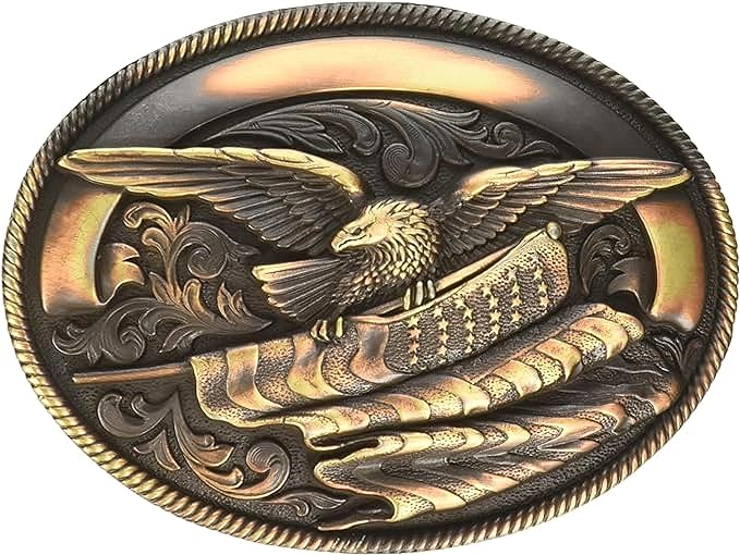 Eagle Belt Buckle ~ Copper - Henderson's Western Store