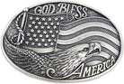 God Bless America Belt Buckle - Henderson's Western Store