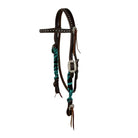 Sangria Corded Mohair Headstall - Henderson's Western Store