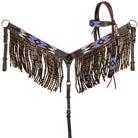 Lakota Sky Beaded Browband Headstall Set - Henderson's Western Store