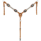 Showman Southern Belle Browband Headstall and Breastcollar Set - Henderson's Western Store