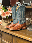 Cognac Filet Fo Fish Boots from Horse Power - Henderson's Western Store