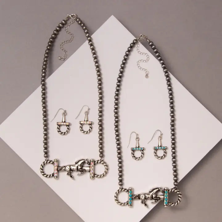 Western Horsebit Navajo Necklace - Henderson's Western Store