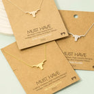 Dainty Bull Head Necklace - Henderson's Western Store