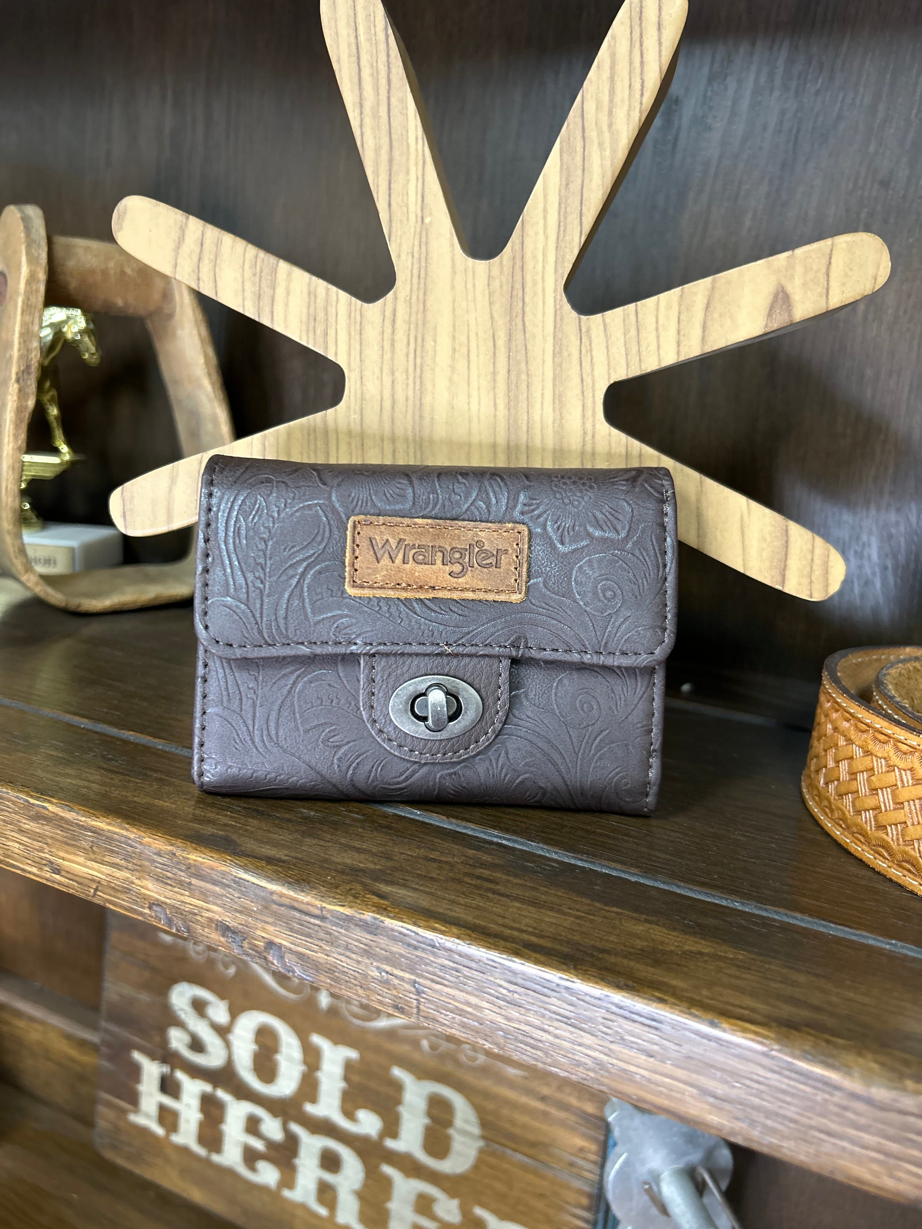 Wrangler Floral Embossed Wallet - Henderson's Western Store