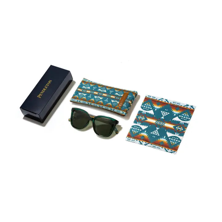 Pendleton Sunglasses - Rylahn: Teal Crystal / Nehalem - Henderson's Western Store