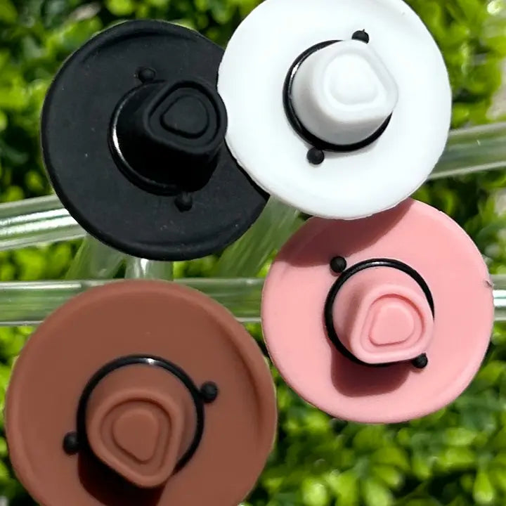 Cowboy Hat Straw Toppers Set of 4 - Henderson's Western Store