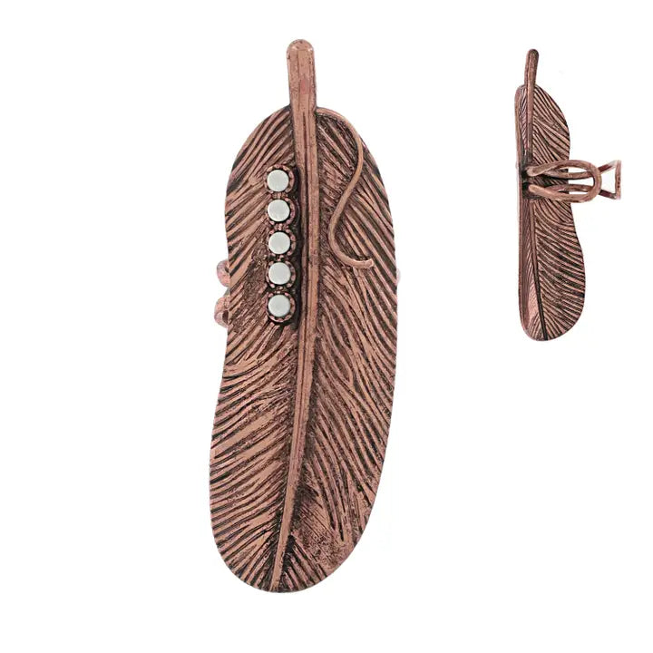 Western Feather Cuff Ring - Henderson's Western Store