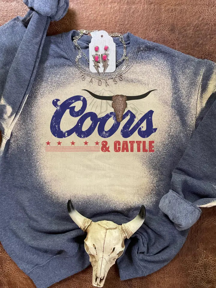 Coors & Cattle Sweatshirt - Henderson's Western Store