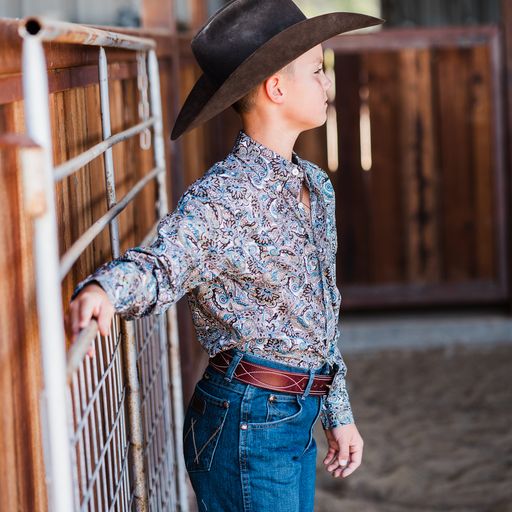 Boy's Cinch Paisley Print - Henderson's Western Store