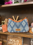 Wrangler Aztec Studded Shoulder Bag with Mini Pouch - Henderson's Western Store