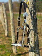 Dark Leather Show Halter ~ Horse - Henderson's Western Store