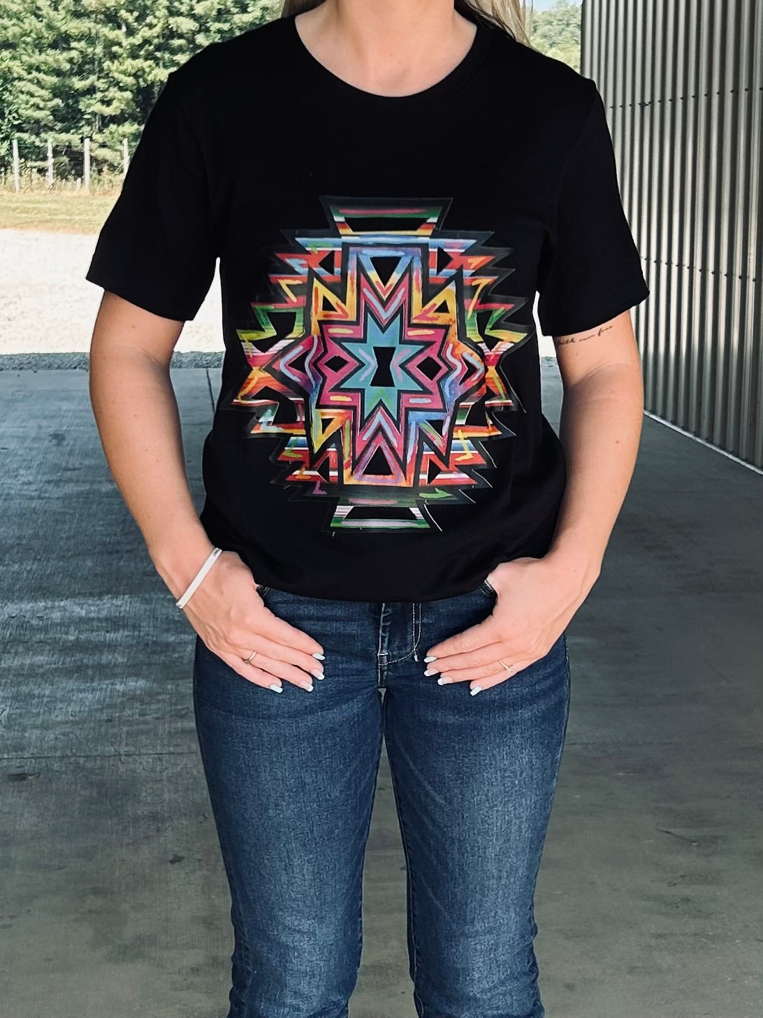 Wild Aztec Tee - Henderson's Western Store
