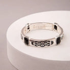 Western Aztec Jeweled Pictograph Bracelet - Henderson's Western Store