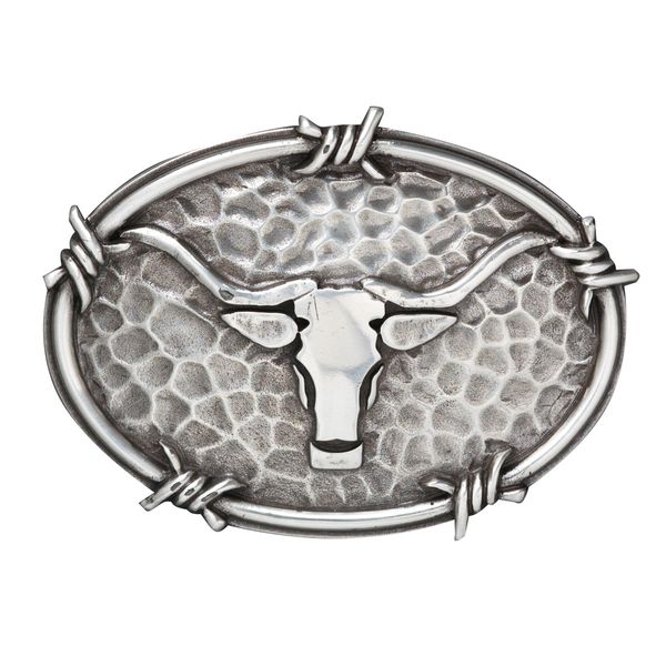 Ariat Longhorn Belt Buckle - Henderson's Western Store