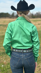 Load image into Gallery viewer, RHC Solid Button Down ~ Apple Green