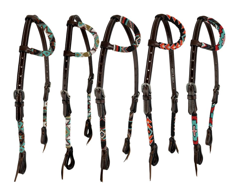 Beaded one ear headstall - Henderson's Western Store