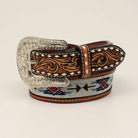 Angel Ranch Belt ~ Bead Inlay - Henderson's Western Store