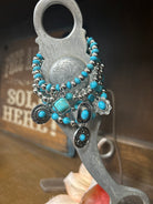 Turquoise Stretch Charm Bracelet - Henderson's Western Store