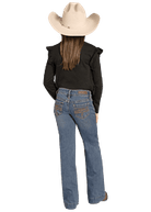 Girl's Rock & Roll Trouser Jeans - Henderson's Western Store