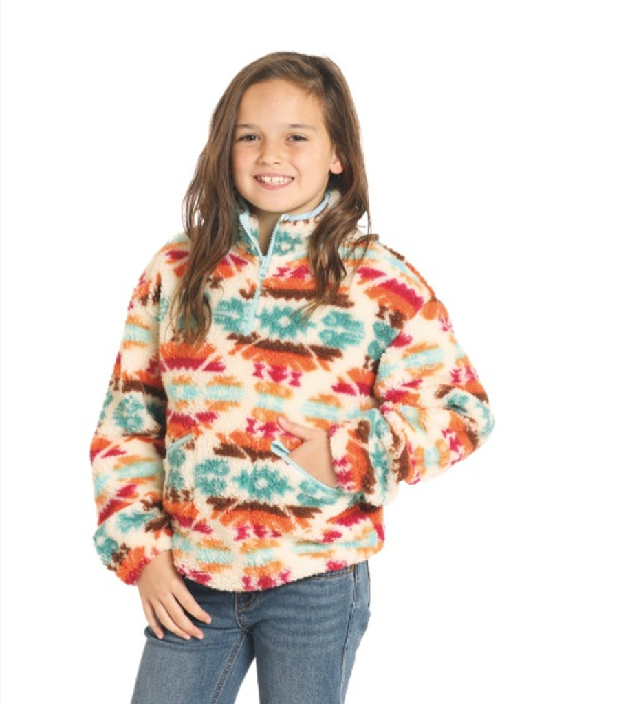 Girl's Aztec Sherpa By Rock & Roll