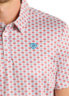 Men's Rock & Roll Polo Shirt ~ Natural - Henderson's Western Store