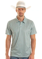 Aztec Geo Printed Polo by Rock & Roll - Henderson's Western Store