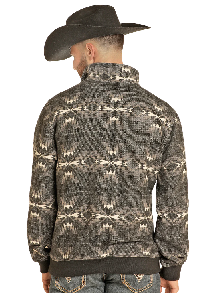 Jacquard Bomber Pullover by Rock & Roll