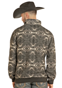 Load image into Gallery viewer, Jacquard Bomber Pullover by Rock &amp; Roll