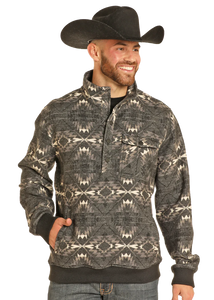 Load image into Gallery viewer, Jacquard Bomber Pullover by Rock &amp; Roll