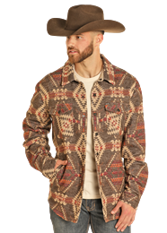 Aztec Shirt Jacket by Rock & Roll