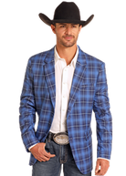 Men's Plaid Blazer by Rock & Roll - Henderson's Western Store