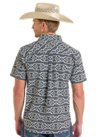 Men's Aztex TekWestern Snap ~ Charcoal - Henderson's Western Store