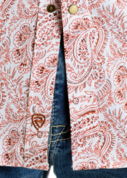Paisley Print by Rock & Roll ~ Cream - Henderson's Western Store