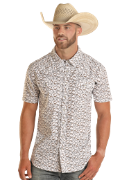 Men's Longhorn TekWestern Snap - Henderson's Western Store