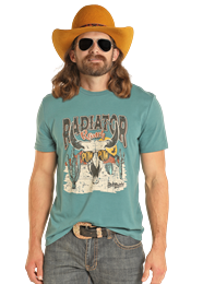 Load image into Gallery viewer, Dale Brisby Radiator Ranch Tee ~ Teal