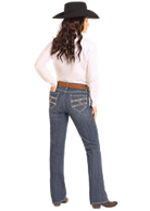 Crossed Embroidered Jean by Rock & Roll - Henderson's Western Store