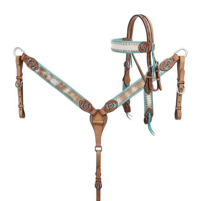 Cowhide Cove Browband Headstall Set~Pony - Henderson's Western Store