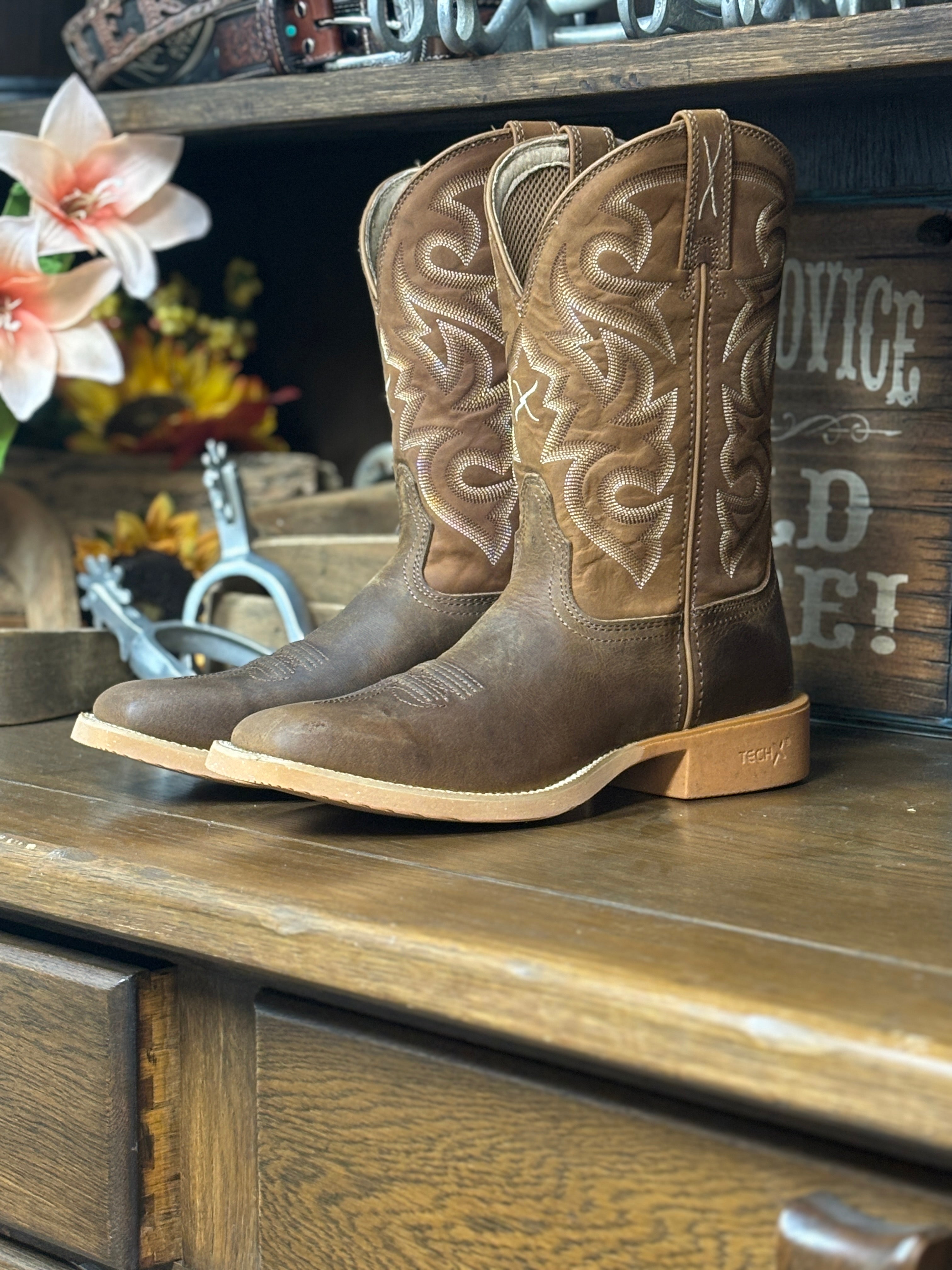 Tech X Boot by Twisted X ~ Orange - Henderson's Western Store