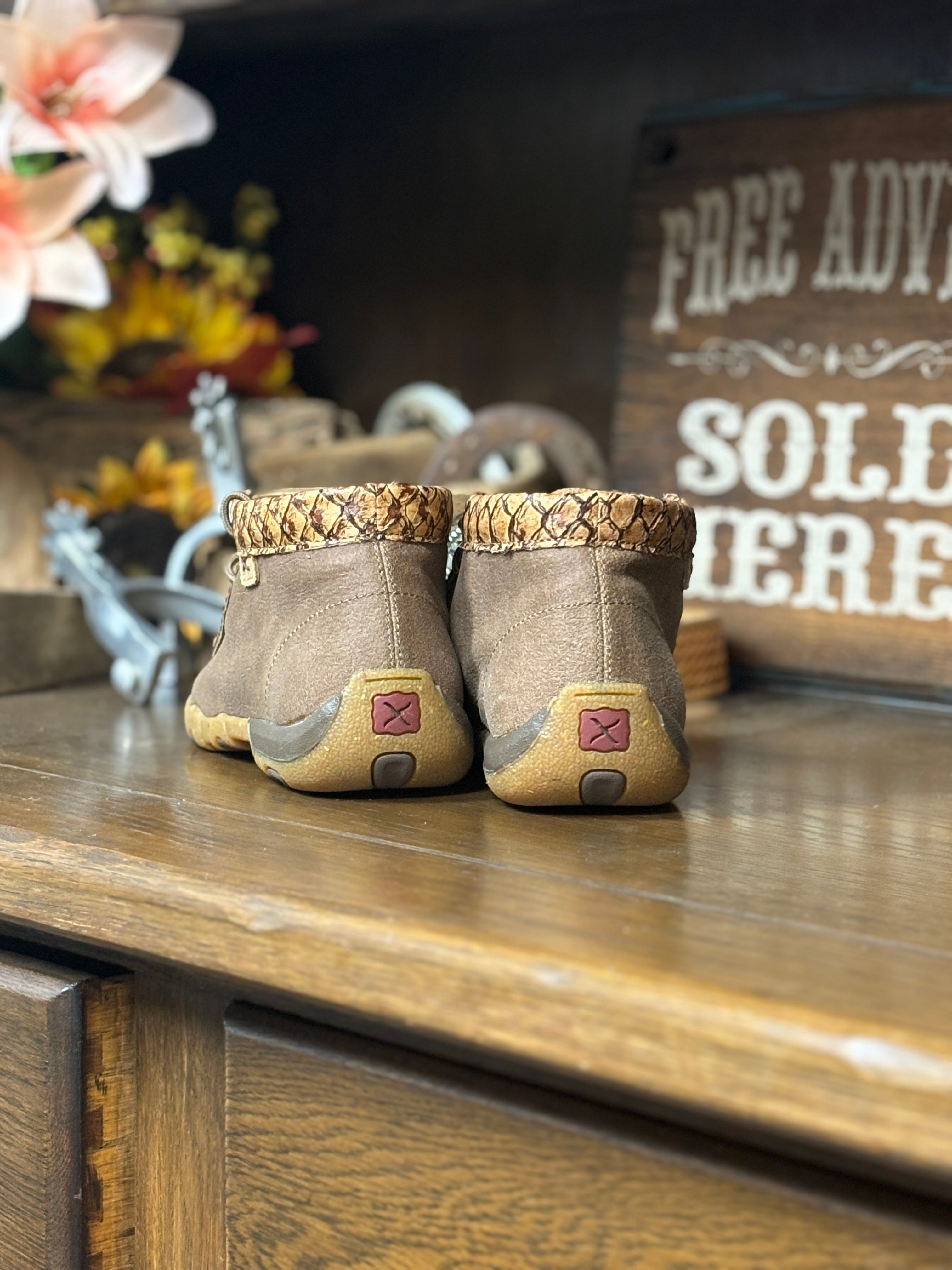 Chukka Driving Moc by Twisted X ~ Toasted Coconut - Henderson's Western Store