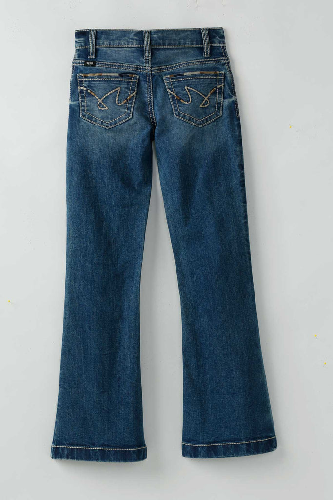 Girl's Violet Trouser Jeans