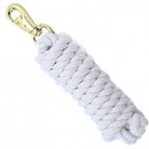 Copy of Cotton Lead W/Brass Bull Snap 10' - White - Henderson's Western Store